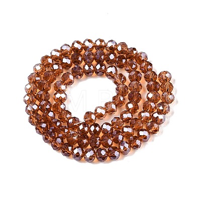Electroplate Glass Beads Strands EGLA-A044-T6mm-A04-1