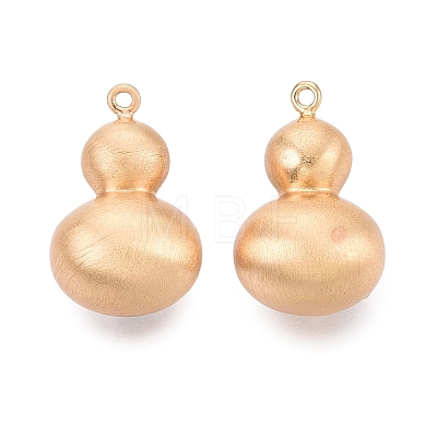 Brass Twister Clasps KK-Q074-14G-1