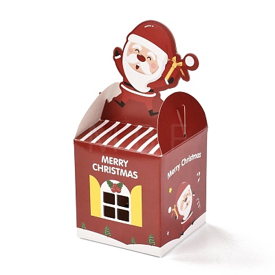 Christmas Theme Paper Fold Gift Boxes CON-G012-04A-1