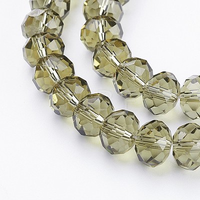 Handmade Glass Beads GR7X10MMY-58-1