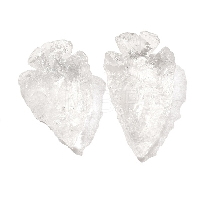 Natural Handmade Quartz Crystal Pendants G-K386-01-1