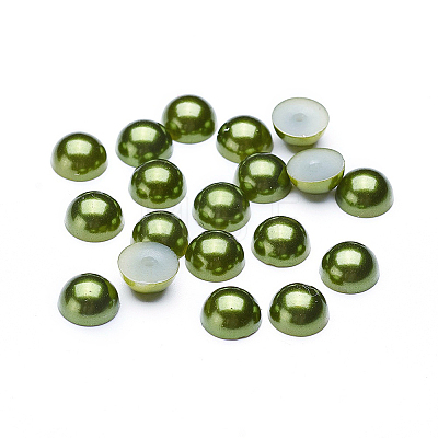 ABS Plastic Cabochons OACR-S012-8mm-Z44-1