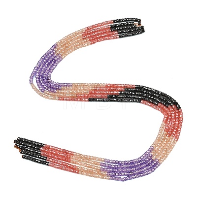 Cubic Zirconia Beads Strands ZIRC-P125-2x3mm-26-1