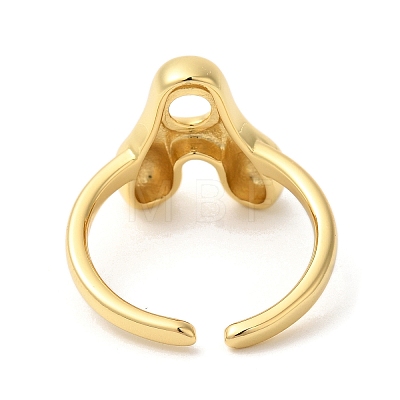 Brass Open Cuff Rings RJEW-U008-06A-G-1