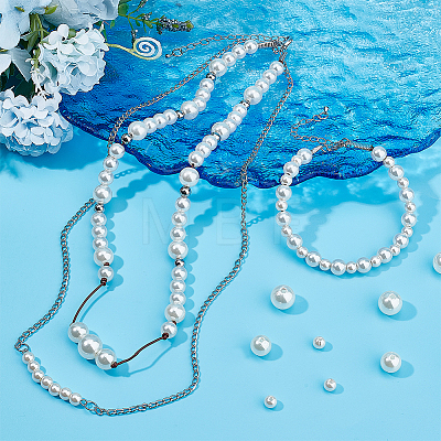   DIY Imitation Pearl Bracelet Necklace Making Kit DIY-PH0009-65-1