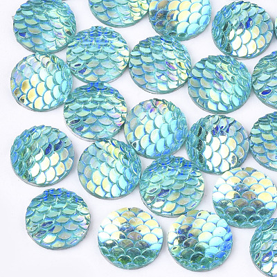 Resin Cabochons CRES-Q207-12mm-02-1