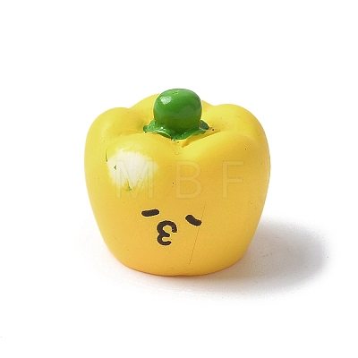 Resin Vegetable Figurines Ornament DJEW-E014-01B-1