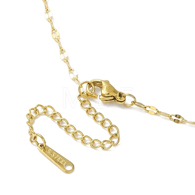 Brass Micro Pave Cubic Zirconia Pendant Necklaces NJEW-C039-04KCG-01-1