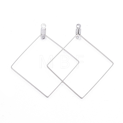 Tarnish Resistant 304 Stainless Steel Wire Pendants STAS-L238-076P-1