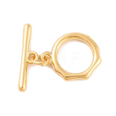 Brass Toggle Clasps KK-U024-02G-1