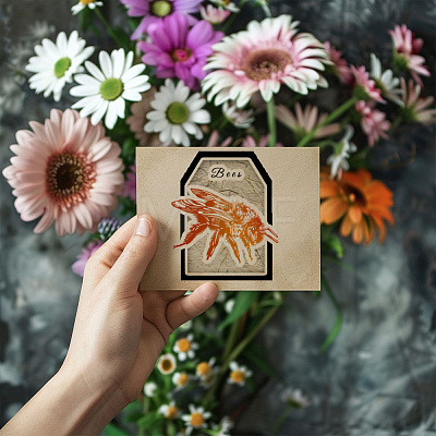 Summer Theme PVC Plastic Clear Stamps DIY-WH0631-0463-1