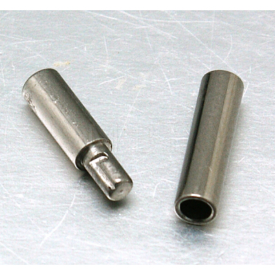 304 Stainless Steel Bayonet Clasps STAS-I014-2mm-1