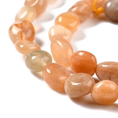 Natural Sunstone Beads Strands G-G018-18A-1