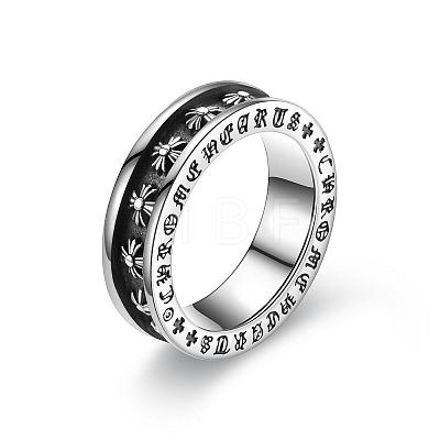 Cross Fleury Titanium Steel Ring PW-WG9E967-01-1