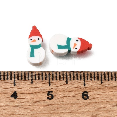 Christmas Handmade Polymer Clay Cabochons PY-CBA5A20-07B-1