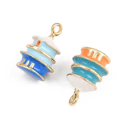 Alloy Enamel Pendants ENAM-D320-06-1