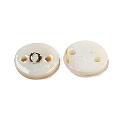 Freshwater Shell Buttons BUTT-Z001-01O-1