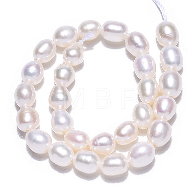 Natural Cultured Freshwater Pearl Beads Strands PEAR-N012-05L-1