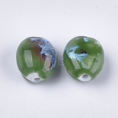 Handmade Porcelain Beads PORC-S498-26B-1