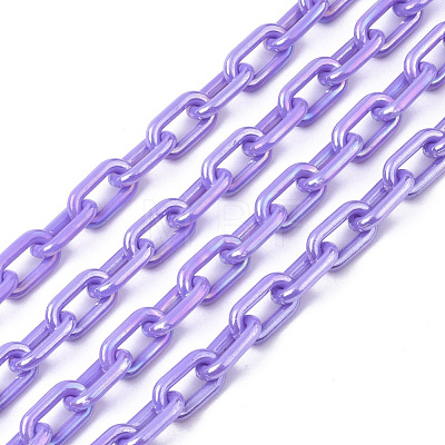 Acrylic Opaque Cable Chains X-PACR-N009-002E-1
