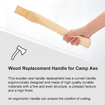 Wood Replacement Handle for Camp Axe WOOD-WH0124-34-1
