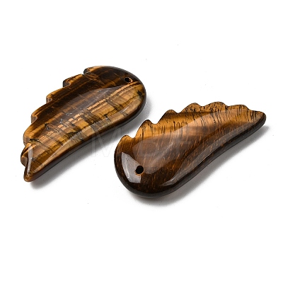 Natural Tiger Eye Pendants G-F820-01E-1