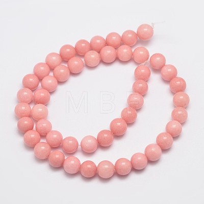 Natural Malaysia Jade Beads Strands X-G-A146-8mm-B08-1