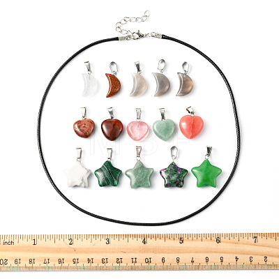 DIY Pendant Necklace Making Kit G-FS0005-58-1