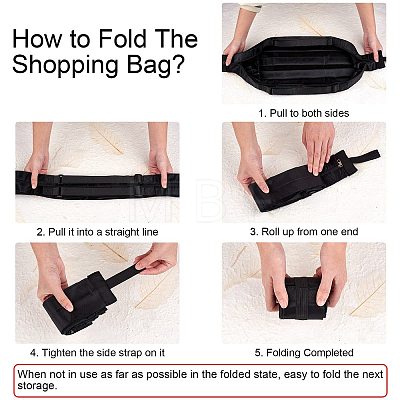 Polyester Portable Shopping Bag ABAG-SZC0008-02K-1