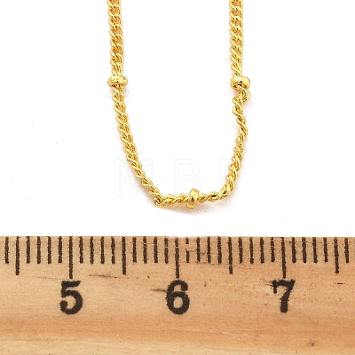 2MM Brass Satellite Chain Necklaces for Women NJEW-D302-49G-1