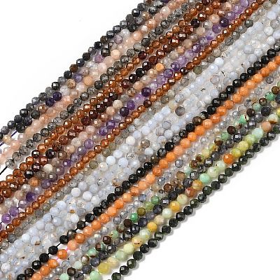 Natural Mixed Gemstone Beads Strands G-G161-A15-03-1