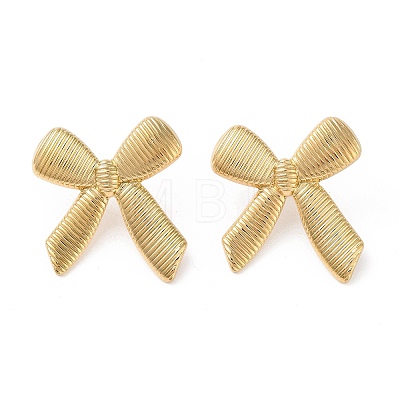 304 Stainless Steel Stud Earrings EJEW-Z055-01G-03-1