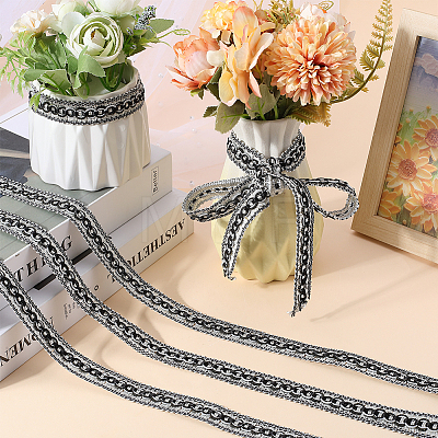 Polyester Braided Ribbons OCOR-WH0046-85C-1