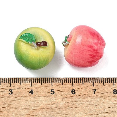 Imitation Food Resin Pendants RESI-A052-01-1