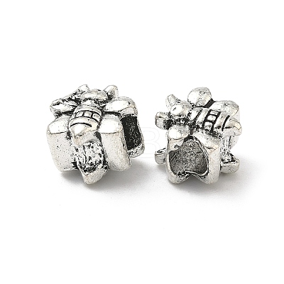 Alloy European Beads X-PALLOY-S079-078AS-1