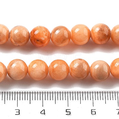 Natural Persian Jade Beads Strands G-A255-A02-02J-1