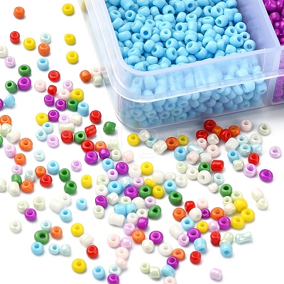 DIY Candy Color Seed Beads Bracelet Making Kit SEED-YW0001-79-1
