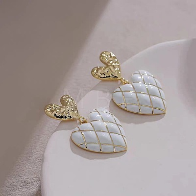 Alloy Enamel Stud Earrings FS-WGE0AD6-45-1