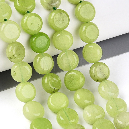 Dyed Natural White Jade Beads Strands G-T143-16J-1