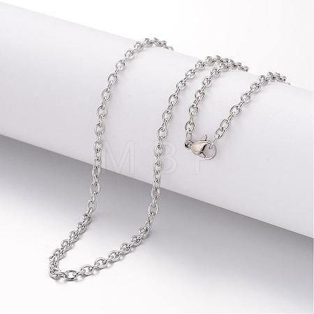Non-Tarnish 304 Stainless Steel Necklace MAK-K004-10P-1