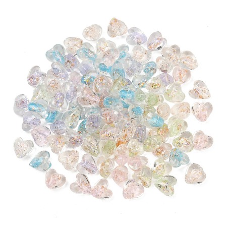 Handmade Foil Glass Beads FOIL-T009-02-1