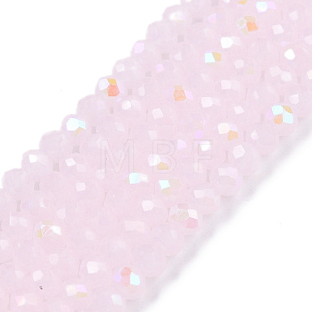 Electroplate Glass Beads Strands EGLA-A044-J1mm-L02-1