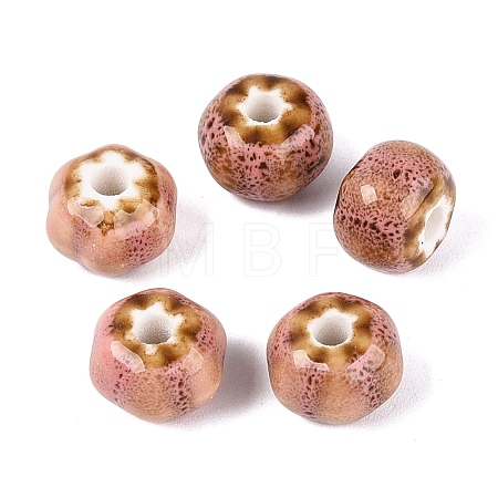 Vintage Handmade Porcelain Beads PORC-Q006-07I-1