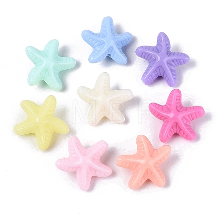 Opaque Plastic Beads KY-N025-32-1