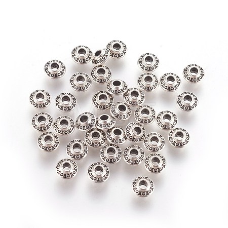 Tibetan Style Alloy Spacer Beads LF0725Y-1