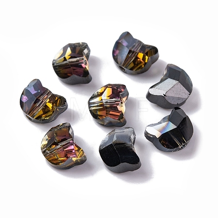 100Pcs Electroplate Glass Beads EGLA-P060-01A-HP02-1
