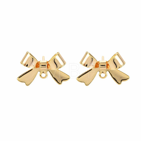 Brass Stud Earring Findings X-KK-S360-174-1