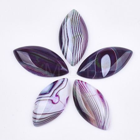 Natural Brazilian Agate Cabochons G-S349-24E-1