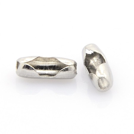 Tarnish Resistant Stainless Steel Ball Chain Connectors STAS-L018E-P-1