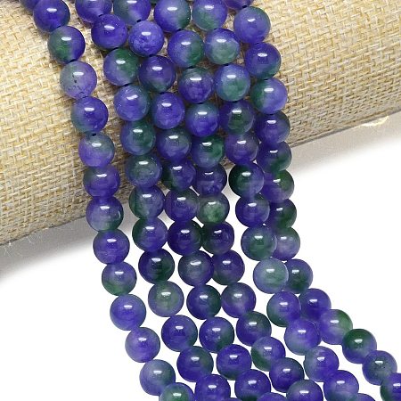 Natural Malaysia Jade Beads Strands G-B165-C02-8mm-1